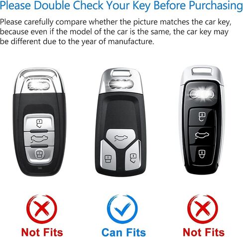 Offcurve for Audi Key Key Cover Cover Special Soft TPU Key Case لـ Audi A3 A4 A5 A6 Q7 Q7 TT TT TT-RS SQ5 SQ7 R8 S5 RS4 RS5 Accessories Smart Key Protector ، Black ، Black in Kuwait