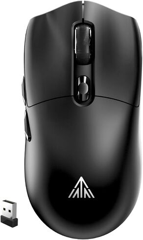 SM805 Lightweight Wireless Gaming Mouse,24000 DPI,Tri-Modes Connection,BT/Type-C Wired/2.4G Wireless Mouse Gaming with 2 Side Buttons, Engineering Grip Custom Mouse for Gamer,White in Saudi Arabia