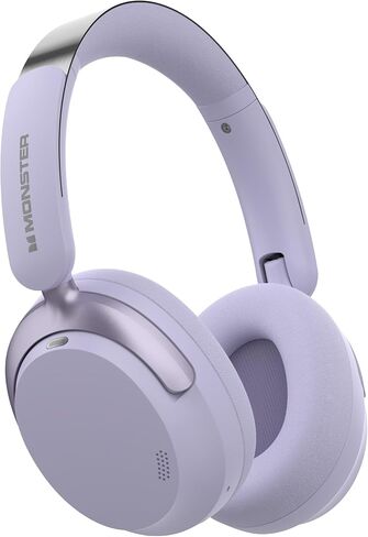 Monster Persona 3rd ANC Headphones, Bluetooth 5.4 Active Noise Canceling Headphone, Comfort Headphones with 70 Hours Playtime, Over Ear Wireless Headphone, Microphone for Call, Foldable Design-Blue in Saudi Arabia