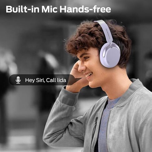 Monster Persona 3rd ANC Headphones, Bluetooth 5.4 Active Noise Canceling Headphone, Comfort Headphones with 70 Hours Playtime, Over Ear Wireless Headphone, Microphone for Call, Foldable Design-Blue in Saudi Arabia