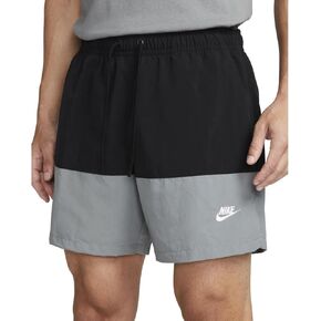 Nike Club Men's Woven Color-Blocked Shorts Black/Smoke Grey/White Size-Large in Saudi Arabia