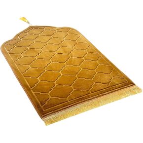 سجادة الصلاة المسلمة حصيرة إسلامية - سماكة السجادة الإسفنية المسلمة للرجال نساء عيد السفر رمضان ، رفاهية ناعمة كبيرة للركبتين والجبهة （الجمل） in Kuwait