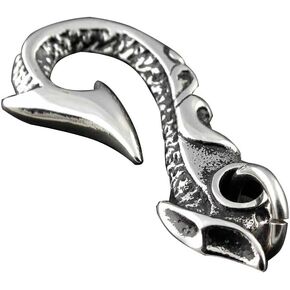 Biker Silver Stainless Steel Cross Hook Key Chain Fob Clip Wallet Chain Motorcycle in Kuwait