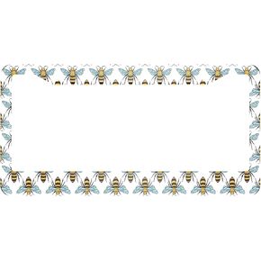 Swono Watercolor Floral License Plate Frame Pink Flowers Roses and Leaves on White License Plate Cover Aluminum Metal License Plate Holder Frame for Women Men Auto Decoration for US Car/Truck in Kuwait