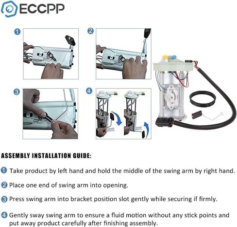 ECCPP Fuel Pump Replacement E7127MN E7127M Compatible with Jeep for Grand Cherokee 1999 2000 2001 2002 2003 2004 L6 4.0L V8 4.7L in Saudi Arabia