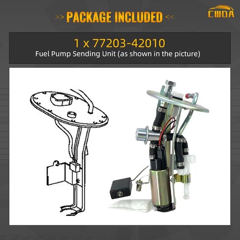 Fuel Pump Assembly 33D-13907-02 Compatible with Yamaha YZ250F YZ250FX YZ450F YZ450FX WR250F WR450F Replace 33D-13907-02-00 33D139070200 in Saudi Arabia