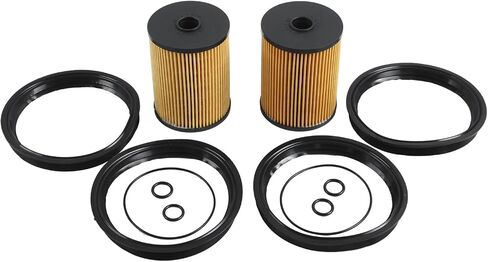 11252754870 2PCS FUEL FILTER KIT W/O RINGS & SEALS متوافقة مع MINI COOPER R56 R57 R58 2007-2015 ، Clubman 2008-2014 ، Convertible 2009-2015 in Kuwait