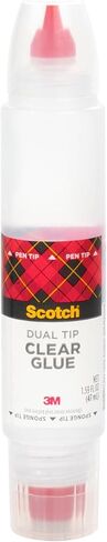 Scotch Clear Glue in 2-Way Applicator, 1.6 oz, Photo Safe and Non-Toxic (6050) in Kuwait