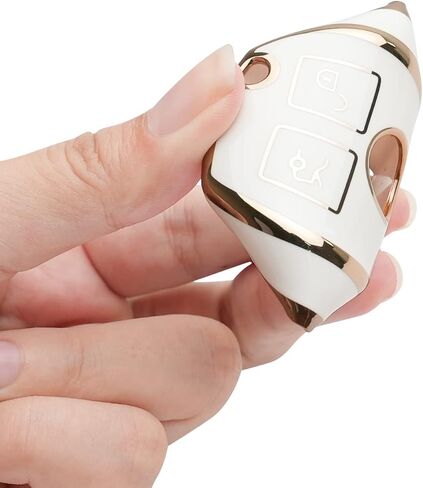 بالنسبة إلى Mercedes Benz Key Fob Cover -keychain ملاءمة لـ Mercedes Benz C E S M CLS CLK G CLASS SMART KEY SHELL (أسود) in Kuwait