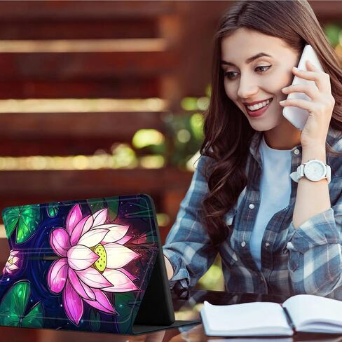 for Kindle Paperwhite 12th Generation 2024 7" Case/Kindle Colorsoft Signature Edition 7" Case, Multi-Angle Viewing Shockproof Smart Protective Case with Auto Wake/Sleep, Purple Cool Dragon in Kuwait