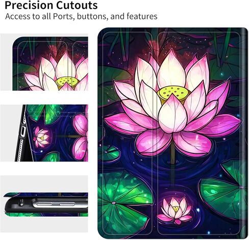 for Kindle Paperwhite 12th Generation 2024 7" Case/Kindle Colorsoft Signature Edition 7" Case, Multi-Angle Viewing Shockproof Smart Protective Case with Auto Wake/Sleep, Purple Cool Dragon in Kuwait