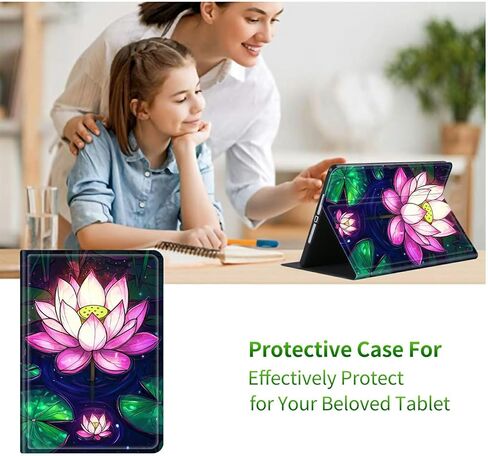 for Kindle Paperwhite 12th Generation 2024 7" Case/Kindle Colorsoft Signature Edition 7" Case, Multi-Angle Viewing Shockproof Smart Protective Case with Auto Wake/Sleep, Purple Cool Dragon in Kuwait