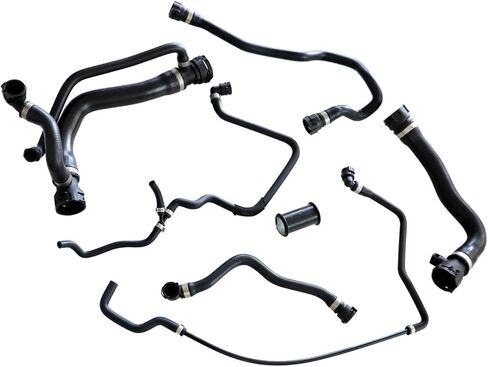 FZJDSD Radiator Coolant Water Hose Pipe Kit (7 Hoses) Compatible with BMW 550i 650i 2006 2007 2008 2009 2010 Replace 17127542540 11531436409 17127519248 17127534917 17127568246 11531438634 11511439976 in Saudi Arabia
