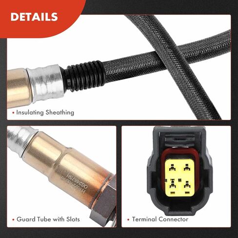 A-Premium O2 Oxygen Sensor Compatible with Jeep JK Series Wrangler 2007 2008 2009 2010, V6 3.8L, Upstream and Downstream, 4-PC Set, Replace# 5033500AA, 56028994AA in Saudi Arabia