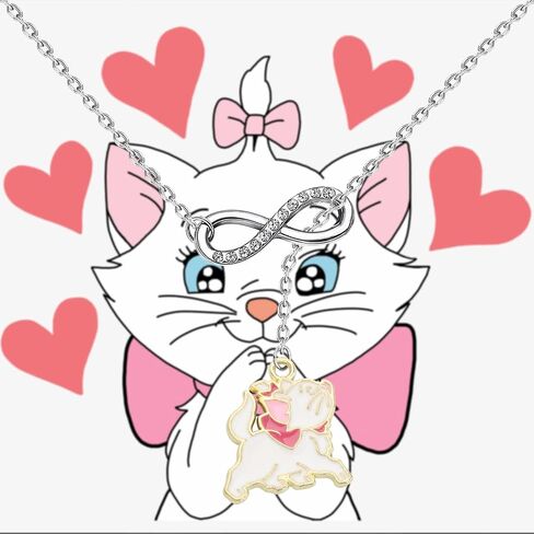 Pliti Marie Fan Gift Marie Ladies Gift Marie Movie Gift Marie Cat Lover Gift Marie Cat Necklace in Saudi Arabia