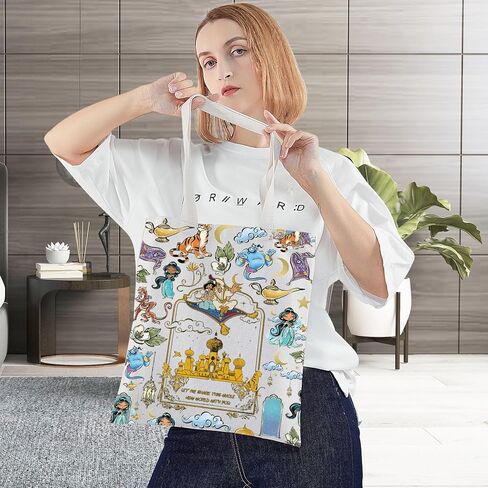 Bwktop Princess Jasmine Bag Bag Magic Lamp Fans Gift Magic Genie Loadt Counter Bag Melecine Memories in Saudi Arabia