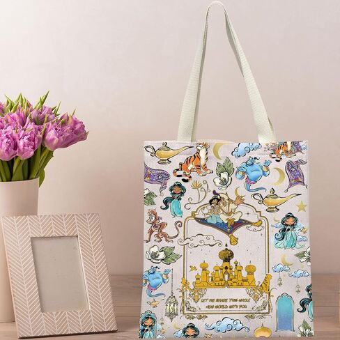Bwktop Princess Jasmine Bag Bag Magic Lamp Fans Gift Magic Genie Loadt Counter Bag Melecine Memories in Saudi Arabia