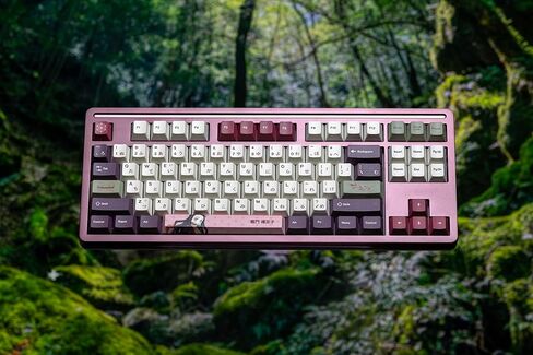 Demon Slayer Kimetsu No Yaiba Nezuko Full Art PBT Dye Sublimation Keycaps لألواح مفاتيح الألعاب الميكانيكية ، ومفاتيح Cherry MX ، وطباعة جانبية مخصصة ، ودعم ANSI ISO ، وتخطيط الولايات المتحدة - مرخص رسميًا in Kuwait