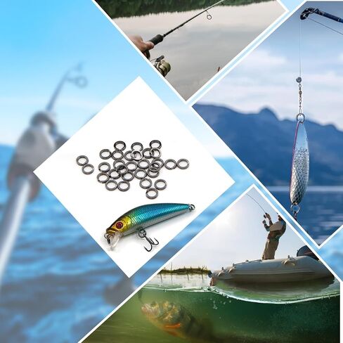 Natufish Split Rings Heavy Duty 50/100/280Pcs for Saltwater Fishing in Kuwait