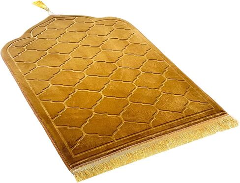 سجادة الصلاة المسلمة حصيرة إسلامية - سماكة السجادة الإسفنية المسلمة للرجال نساء عيد السفر رمضان ، رفاهية ناعمة كبيرة للركبتين والجبهة （الجمل） in Kuwait