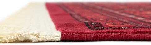 Rugs.com Bokhara Collection Bruc-2x3 سجادة حمراء متوسطة الولادة مثالية للمداخل والمطابخ ، زوايا الإفطار ، قطع لهجة in Kuwait