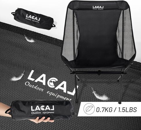 Ultra-Light Folding Camping Chair, All-Aluminum Frame, Surper Breathable Fabric, Easy to Carry, Compact Storage Size(1 Pack) in Saudi Arabia