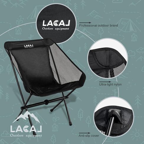 Ultra-Light Folding Camping Chair, All-Aluminum Frame, Surper Breathable Fabric, Easy to Carry, Compact Storage Size(1 Pack) in Saudi Arabia