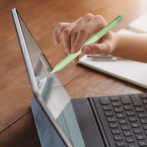 حالة Delidigi لـ Apple Pencil Pro (2024) و Apple Pencil 2nd Gendient Tradient Color Silicone Cover Sleeve Accessories متوافقة مع الشحن المغناطيسي Ipencil والنقر المزدوج in Kuwait