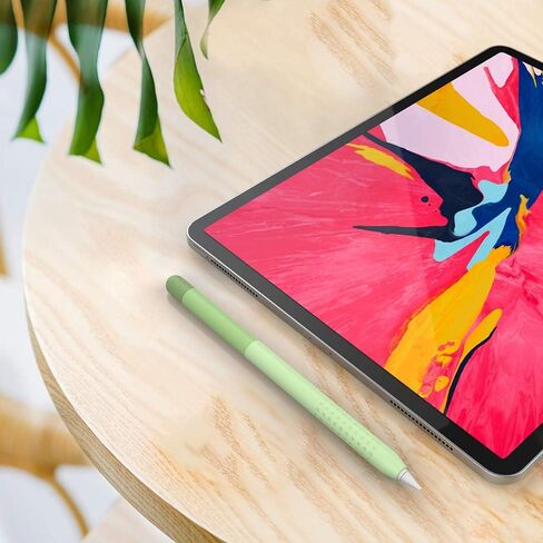 حالة Delidigi لـ Apple Pencil Pro (2024) و Apple Pencil 2nd Gendient Tradient Color Silicone Cover Sleeve Accessories متوافقة مع الشحن المغناطيسي Ipencil والنقر المزدوج in Kuwait