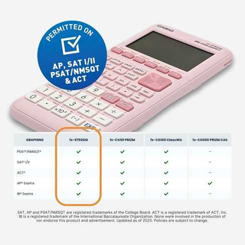 Casio FX-9750GIII PINK PRATHING CANFANT (FX-9750GIII-PK) in Kuwait