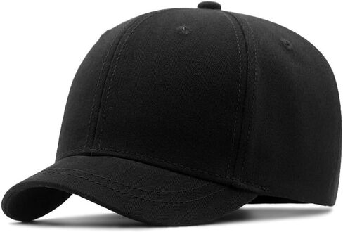 XXL Short Brim Baseball Cap for Men Short Bill Bill Trucker HAT CAPPED CAP in Kuwait