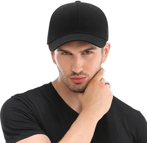 XXL Short Brim Baseball Cap for Men Short Bill Bill Trucker HAT CAPPED CAP in Kuwait
