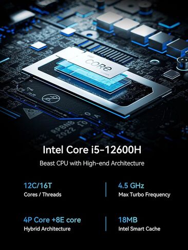 minisforum nab8 plus mini pc core i7-12800h (14c/20t ، حتى 4.8 جيجا هرتز) كمبيوتر سطح المكتب العاري ، 1xhdmi2.1 tmds | 1xdp1.4 | 1xusb4 مخرجات الفيديو micro pc ، in Saudi Arabia