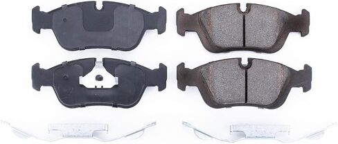 Power Stop 17-558, Z17 Front Ceramic Brake Pads with Hardware For BMW 318i, 318is, 318ti, 320i, 3, 323i, 323is, 325Ci, 325i, 325i, 3, 325is, 325xi, 3, 328i, 328is, Z3, Z4 [Model Specific] in Saudi Arabia