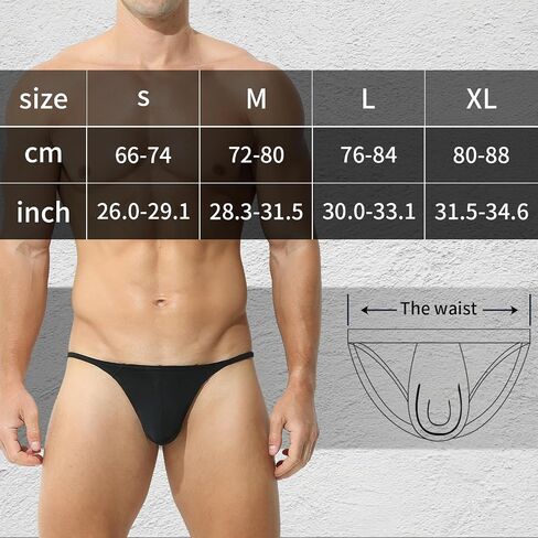 KAREN SPACE Ice Silk Sexy Men's Thong Underwear, Athletic Supporters for Men in Saudi Arabia