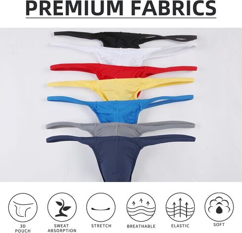 KAREN SPACE Ice Silk Sexy Men's Thong Underwear, Athletic Supporters for Men in Saudi Arabia
