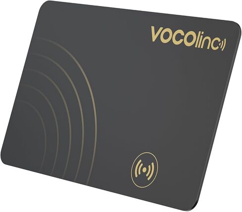 VOCOlinc Air Tag Card Rechargeable Wallet Tracker Ultra-Thin 1.6mm, Smart Item Finder Work with Apple Find My APP (iOS Only, Android not Supported), Bluetooth Locator for Luggage Suitcase/Bag/Backpack in Saudi Arabia