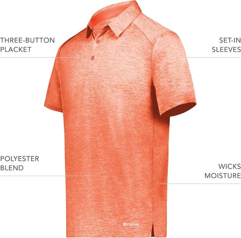 Holloway Men's Electrify Polo Powered by Coolcore in Saudi Arabia