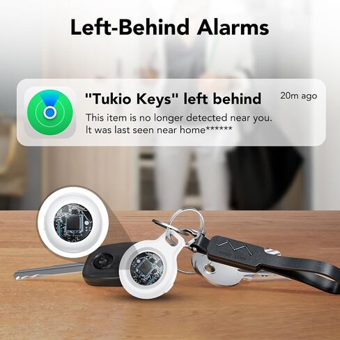Air Tracker, Key Finder Works with Find My App (iOS Only), Bluetooth Tracker and Item Locator with Sound, Your Luggage Tracker, Key Tracker, etc. 1-Pack (Olive Green) in Saudi Arabia