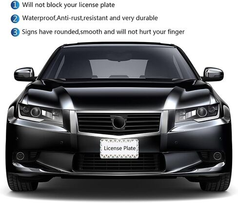 Swono Watercolor Floral License Plate Frame Pink Flowers Roses and Leaves on White License Plate Cover Aluminum Metal License Plate Holder Frame for Women Men Auto Decoration for US Car/Truck in Kuwait