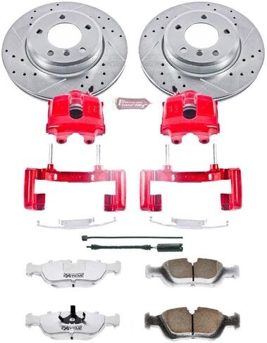 Power Stop KC867-26 Front Z26 Street Warrior Brake Kit BMW and 1 Front Sensor Wire For BMW Z3 2001-2002 [Model Specific] in Saudi Arabia