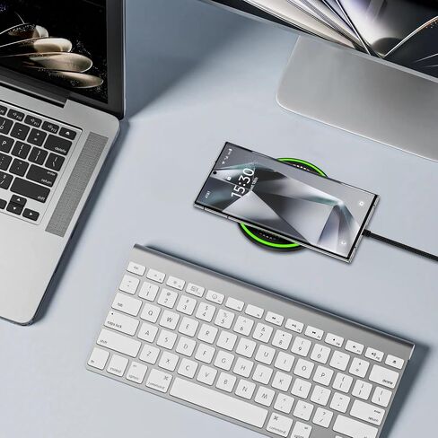 Wireless Charger,15W Fast Wireless Charging Pad for Google Pixel 9 Pro XL/9 Pro Fold/8 Pro/8/7/6/5,Wireless Phone Charging Station for Samsung S25 Ultra/S25/S24 FE/S24 Ultra/S23 Ultra/S22/S21/Note in Saudi Arabia