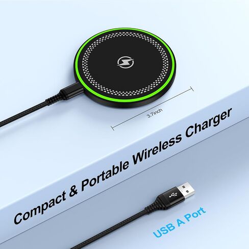 Wireless Charger,15W Fast Wireless Charging Pad for Google Pixel 9 Pro XL/9 Pro Fold/8 Pro/8/7/6/5,Wireless Phone Charging Station for Samsung S25 Ultra/S25/S24 FE/S24 Ultra/S23 Ultra/S22/S21/Note in Saudi Arabia
