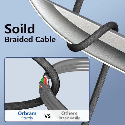 USB C إلى كبل Ethernet 15 قدمًا ، شبكة Gigabit ، النوع المسطح C إلى RJ45 LAN ، متصل مباشرة ، Thunderbolt 3/4 متوافق ، مع MacBook Pro/Air ، iPhone 15 ، iPad Pro ، Galaxy ، الهاتف الذكي ، الكمبيوتر المحمول ، الكمبيوتر الشخصي in Kuwait
