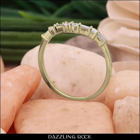 مجموعة DazzlingRock 0.25 CTTW 14K جولة ذهبية صلبة و BAKuette Diamond Wedding Band 1/ in Saudi Arabia
