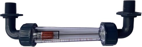 1Pcs LZS-15E 1/2" Water Flow Meter NPT1/2 Water Testing Meter Tube(60-600L) in Kuwait