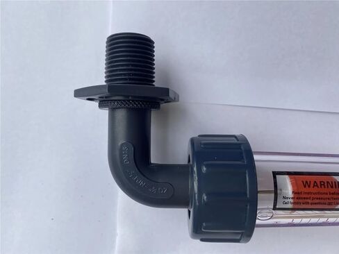 1Pcs LZS-15E 1/2" Water Flow Meter NPT1/2 Water Testing Meter Tube(60-600L) in Kuwait