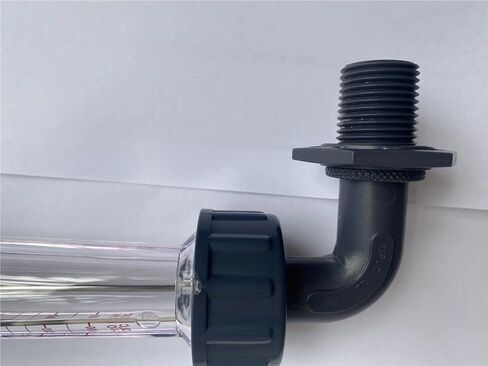 1Pcs LZS-15E 1/2" Water Flow Meter NPT1/2 Water Testing Meter Tube(60-600L) in Kuwait