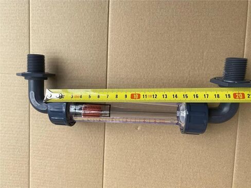 1Pcs LZS-15E 1/2" Water Flow Meter NPT1/2 Water Testing Meter Tube(60-600L) in Kuwait