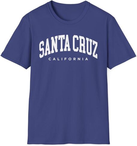 Santa Cruz California Adult Unisex Soft T-Shirt in Saudi Arabia